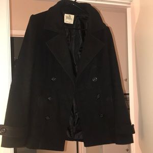Pea Coat -Black